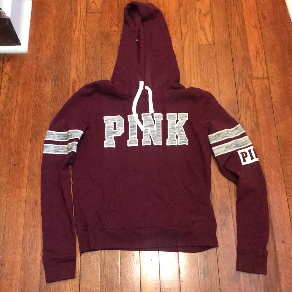 Maroon VS Pink hoodie